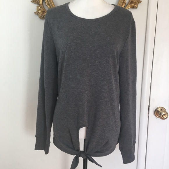 NWT Ideology Charcoal Heather Sweatshirt Size L - Picture 3 of 8
